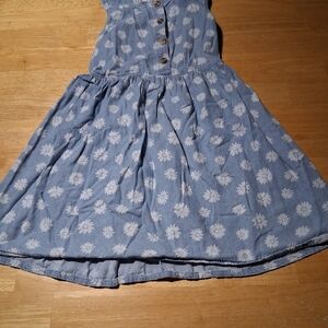 Little Lass Light Blue Floral Dress